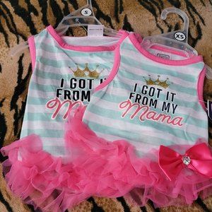 Pet Dress Dog or Cat "Mama" sz sm.. New w/ Tag!